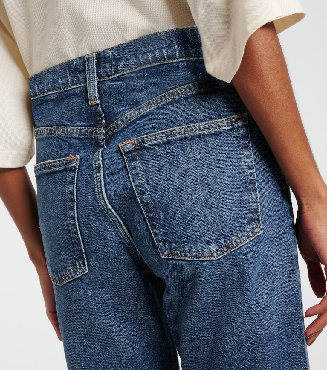 Mid-Rise Straight Jeans Valen | Agolde