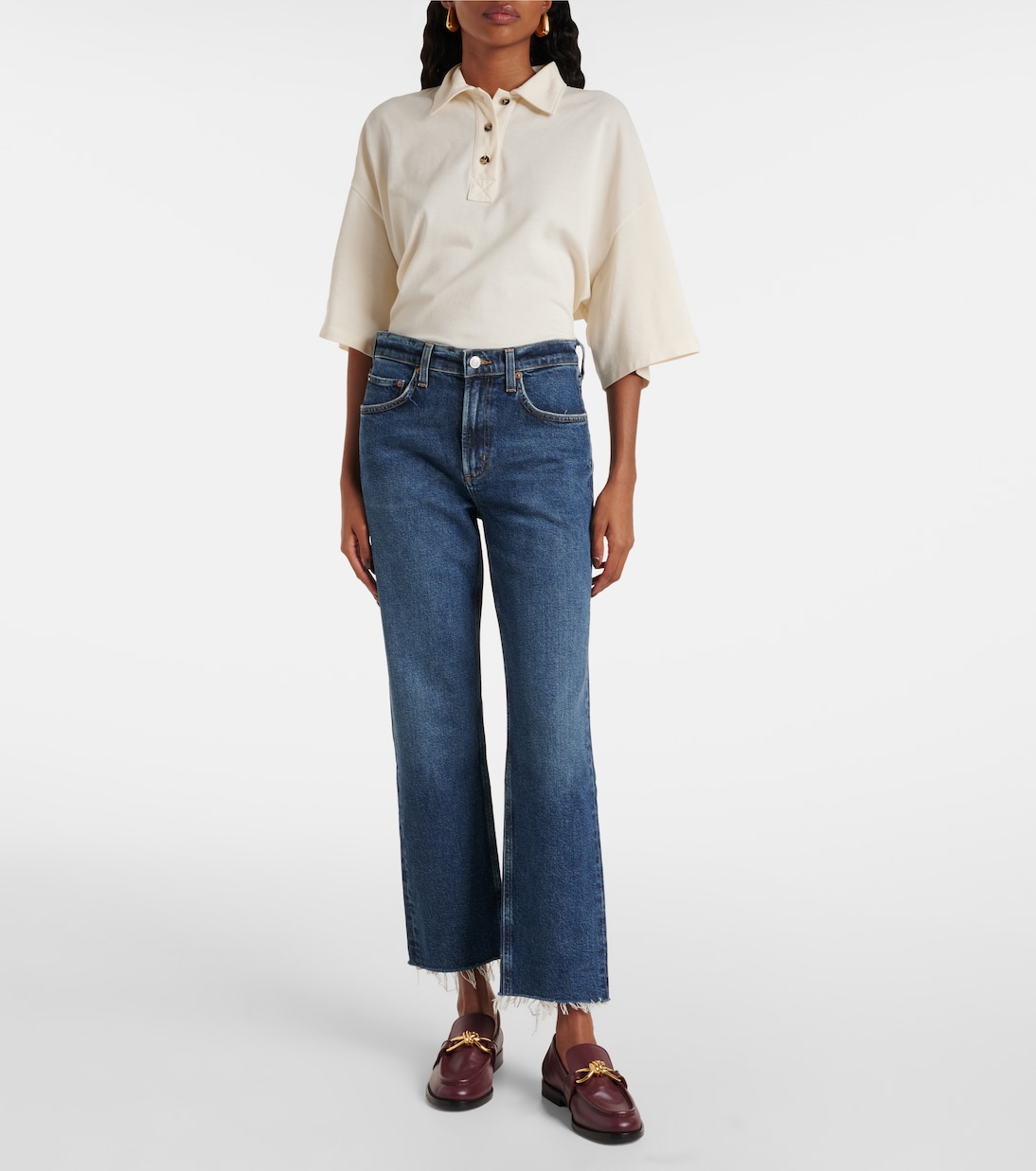 Mid-Rise Straight Jeans Valen | Agolde