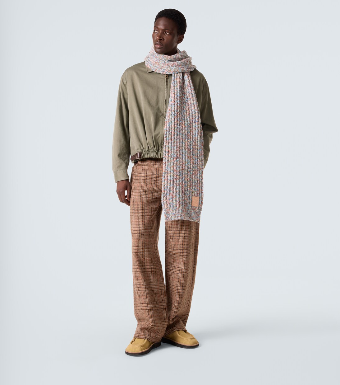 Wool and cashmere-blend scarf | Loewe