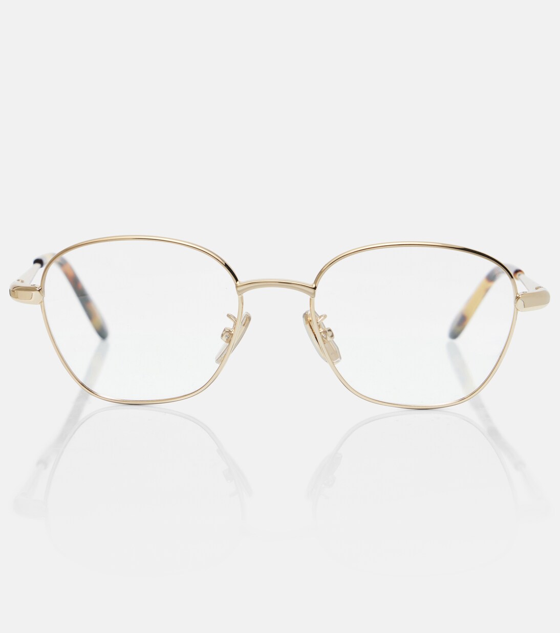 Slim square metal glasses | Loewe