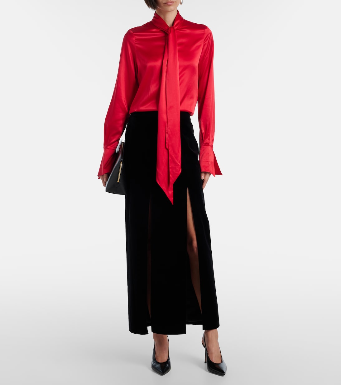 Hemd Lavallière aus Crêpe de Chine aus Seide | Nina Ricci