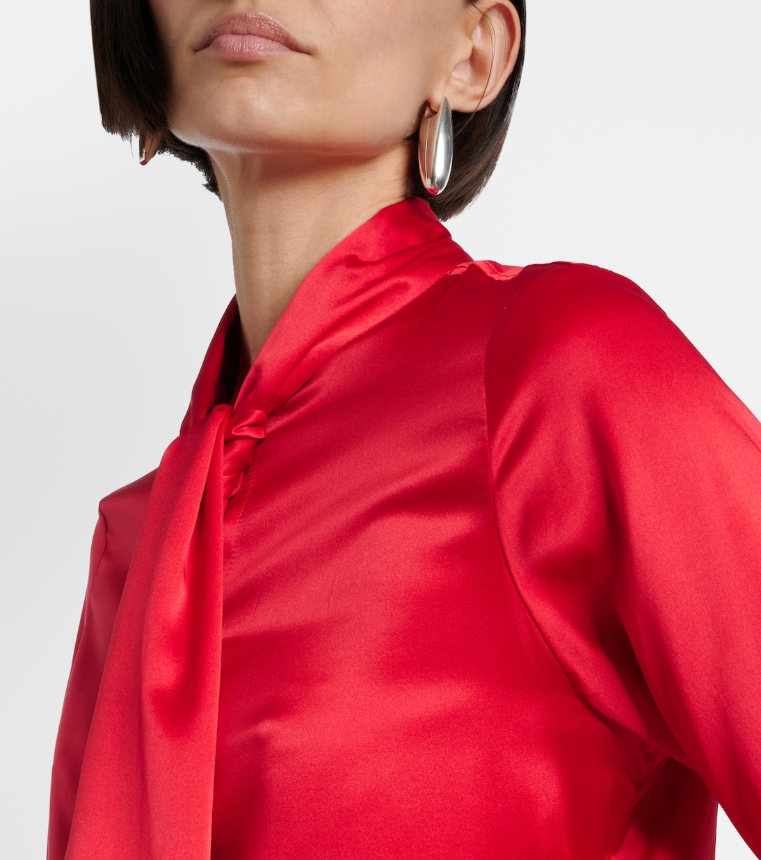 Hemd Lavallière aus Crêpe de Chine aus Seide | Nina Ricci