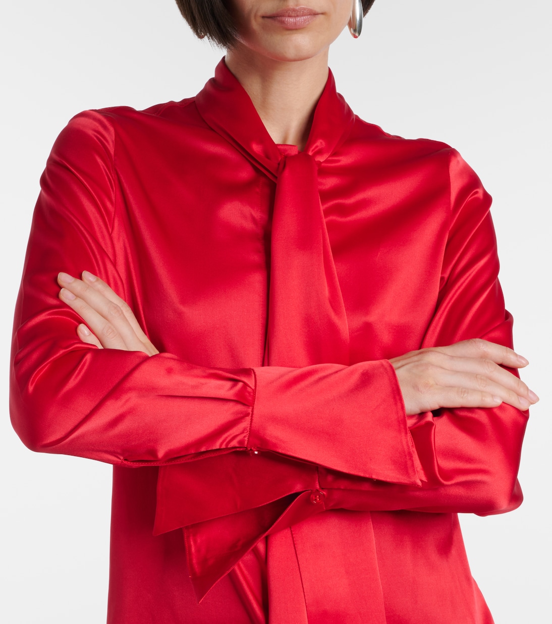 Hemd Lavallière aus Crêpe de Chine aus Seide | Nina Ricci