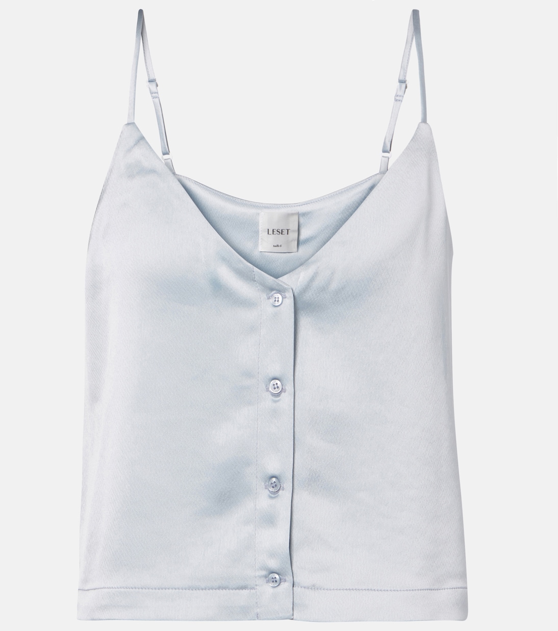 Top Barb Button aus Satin | Leset