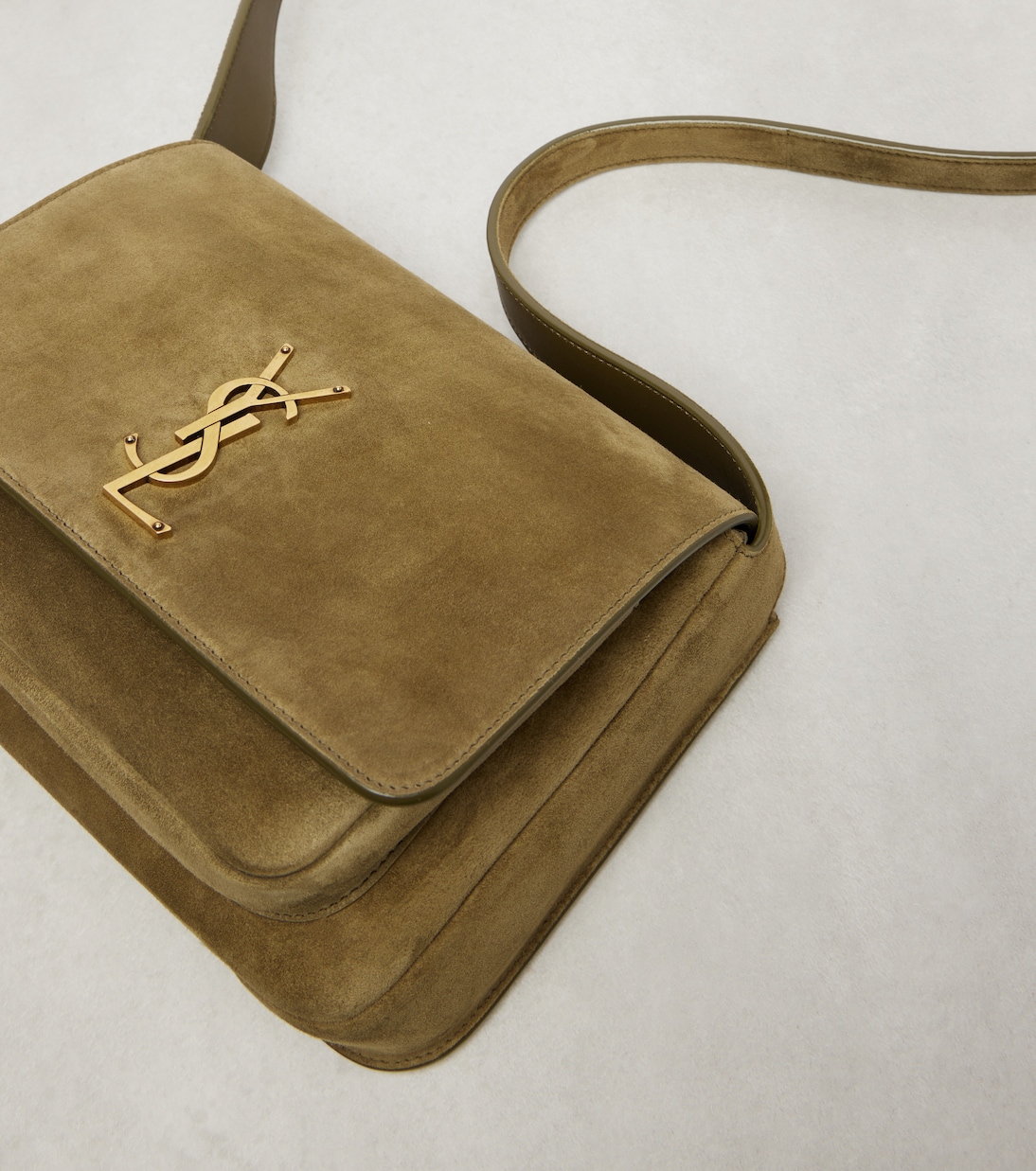 Schultertasche Niki Cassandre aus Veloursleder | Saint Laurent