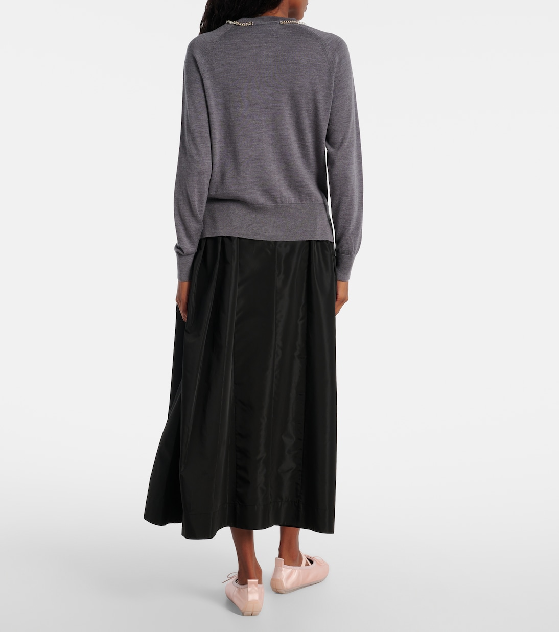 Embellished wool and silk cardigan | Simone Rocha