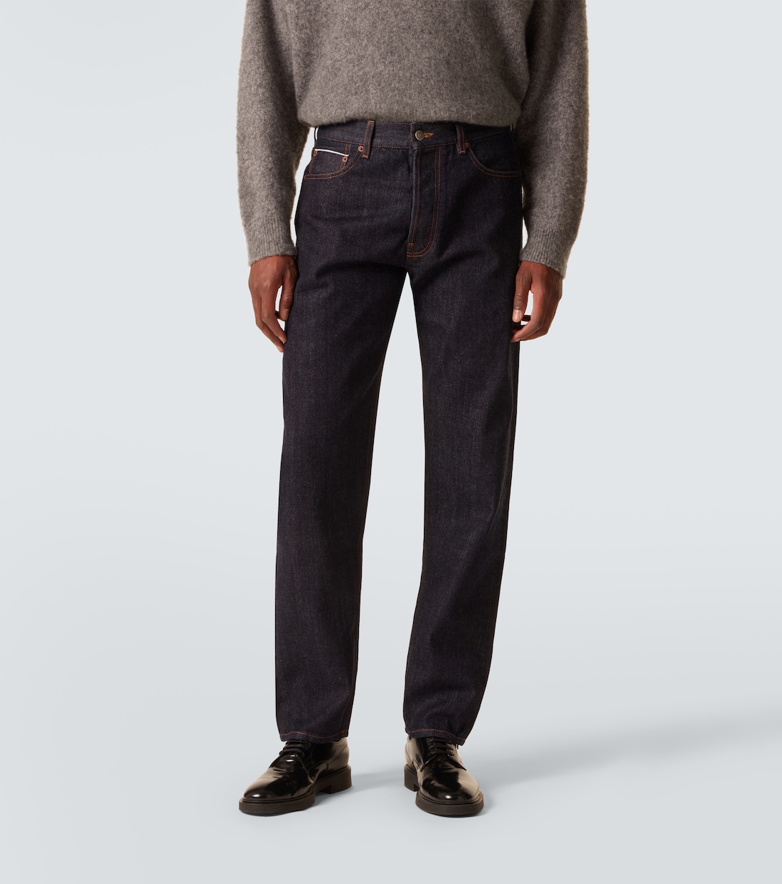 Mid-Rise Straight Jeans | Thom Sweeney