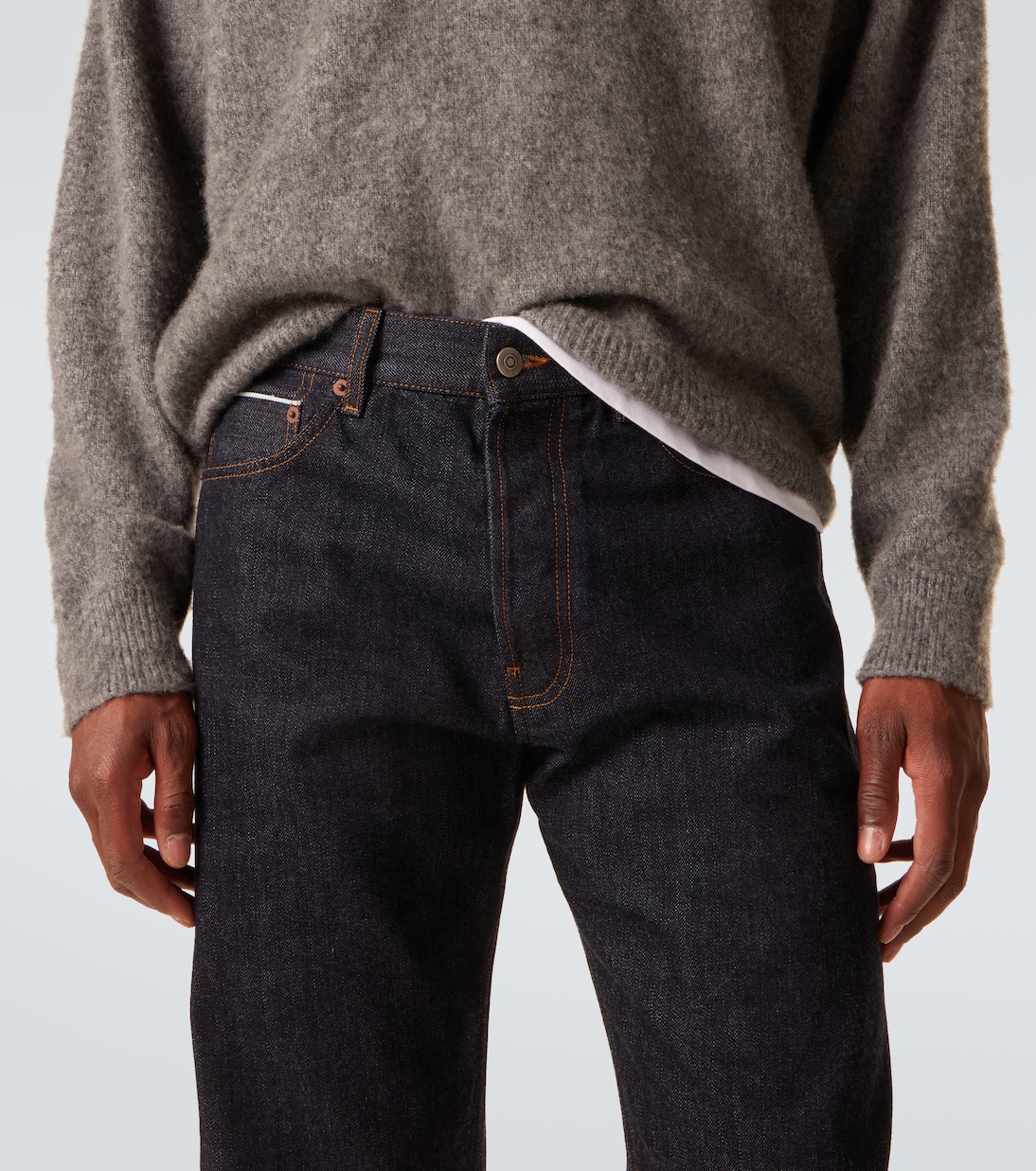 Mid-Rise Straight Jeans | Thom Sweeney