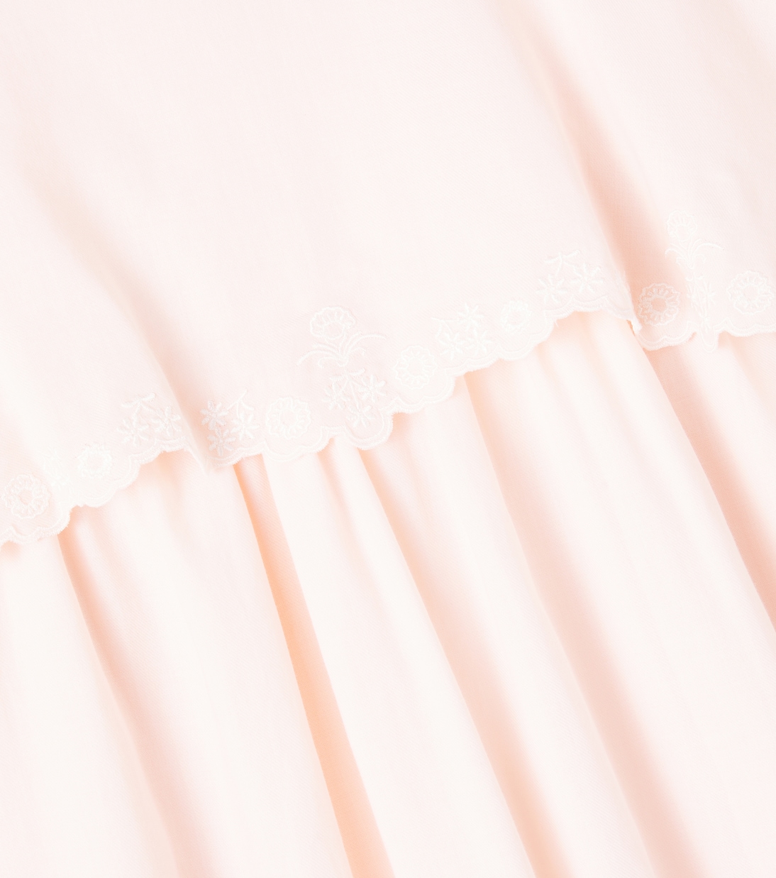 Vestido de algodón con capa | Chloé Kids