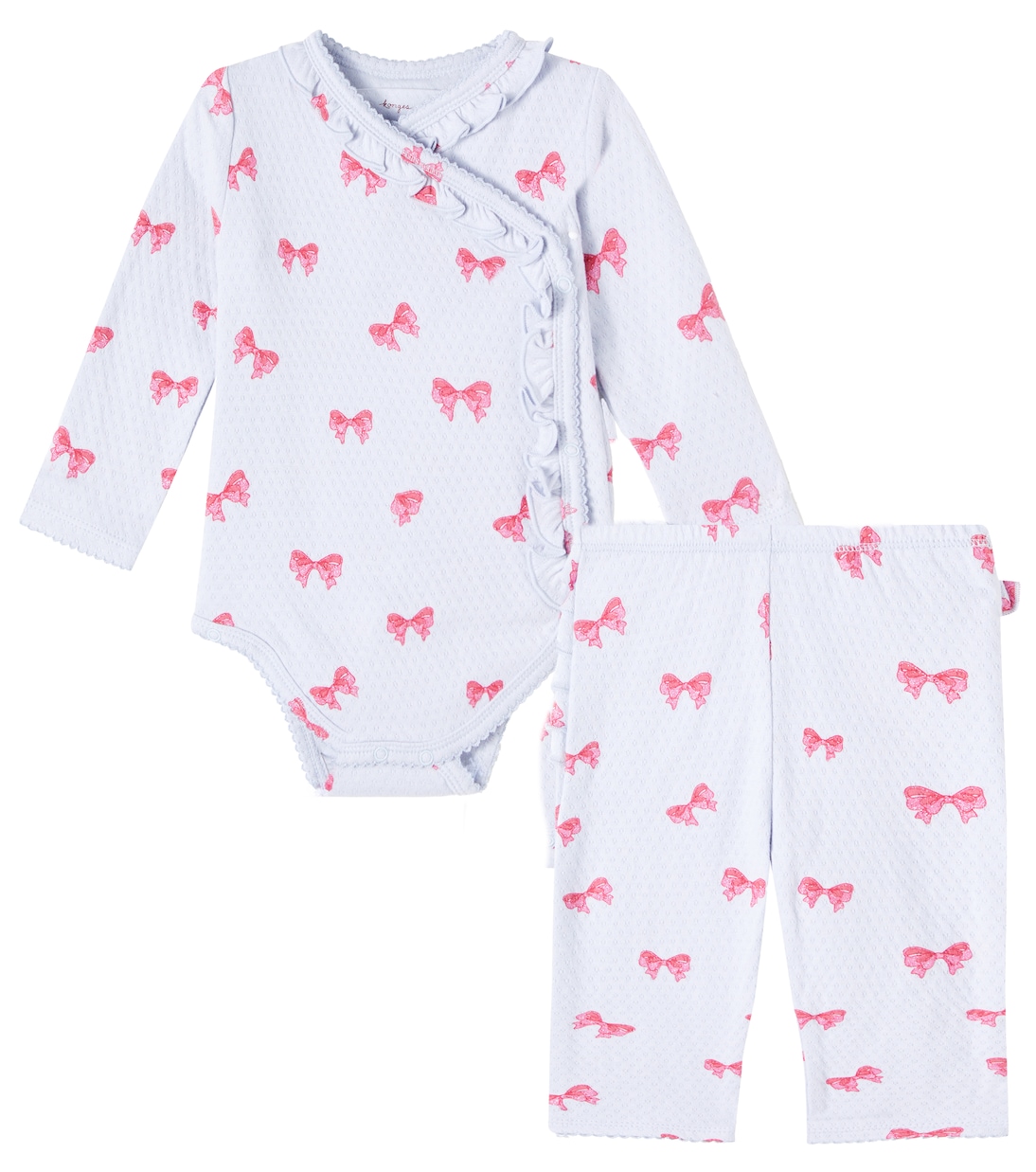 Baby cotton bodysuit and pants set | Konges Sløjd