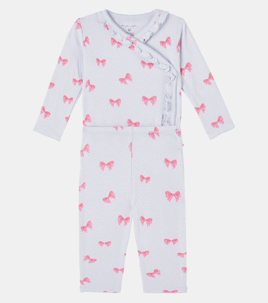 Baby cotton bodysuit and pants set | Konges Sløjd