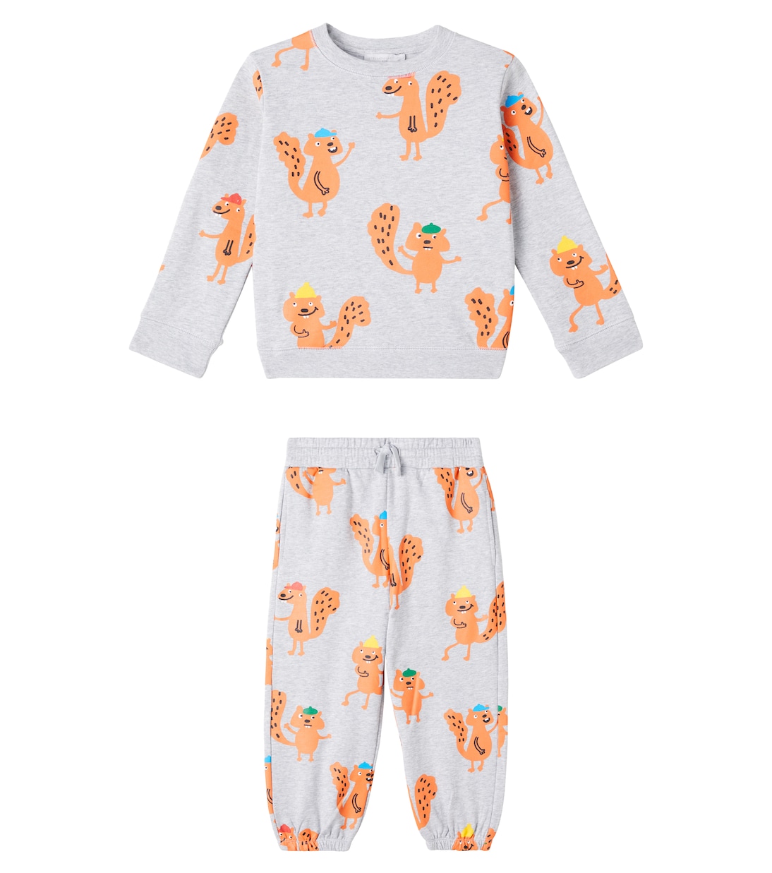 Cotton sweatshirt and sweatpants set | Stella McCartney Kids