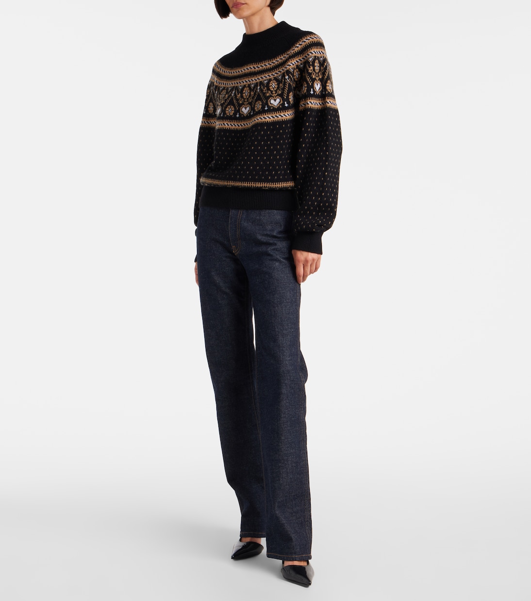 Guy Fair Isle cashmere sweater | Khaite