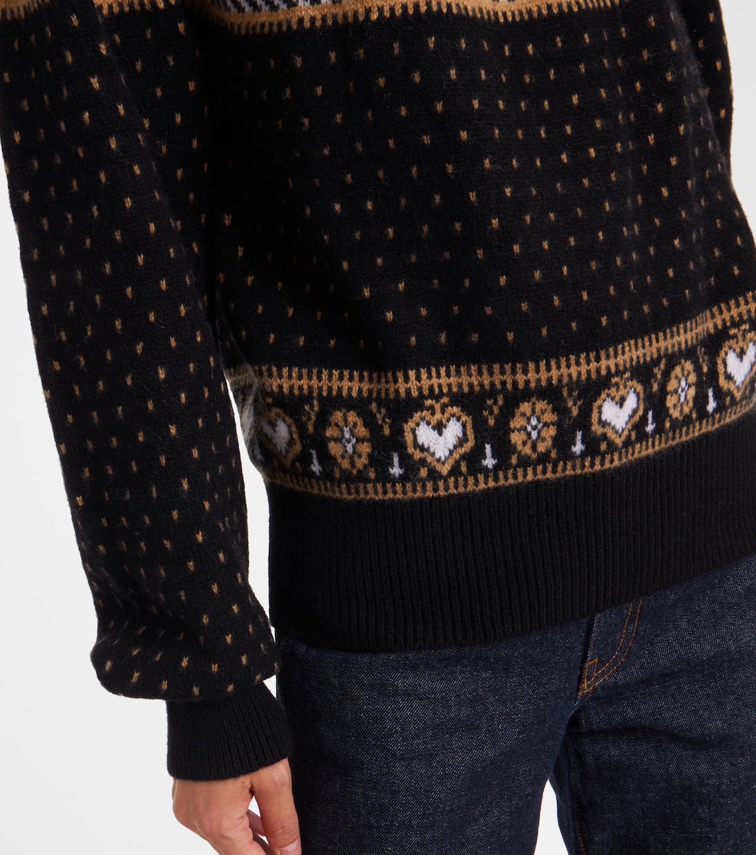 Guy Fair Isle cashmere sweater | Khaite