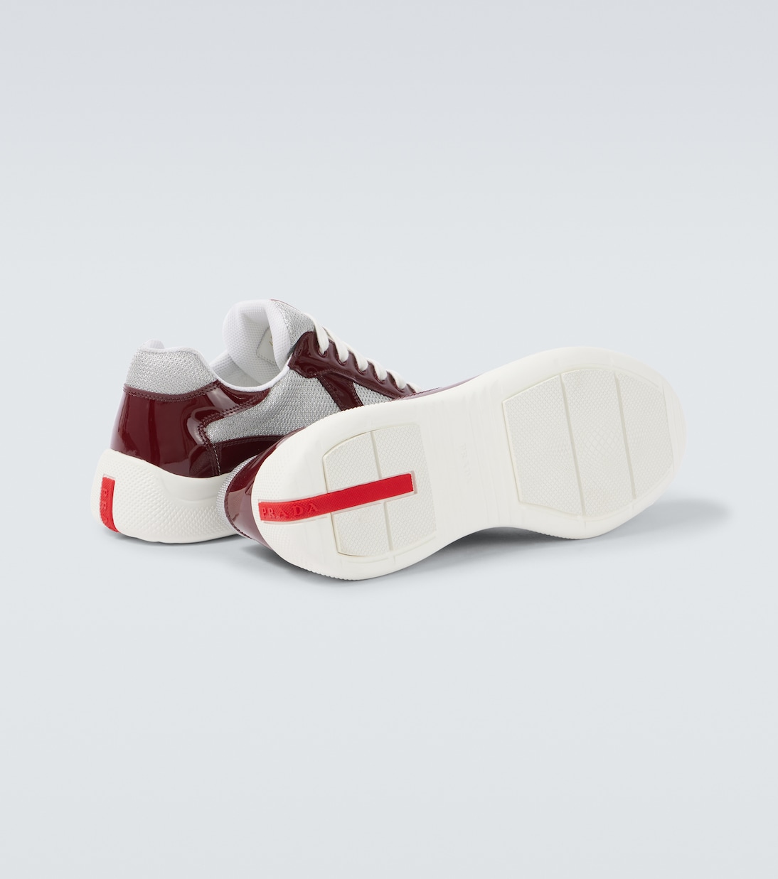 Sneakers America's Cup mit Lackleder | Prada