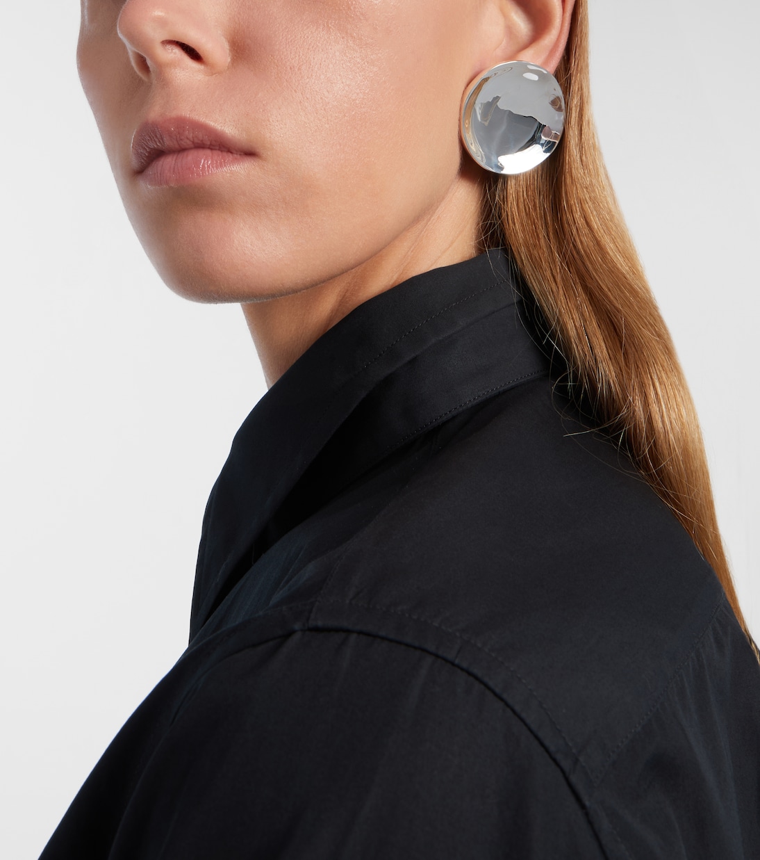 Ohrringe Medallion Dish aus Sterlingsilber | Phoebe Philo