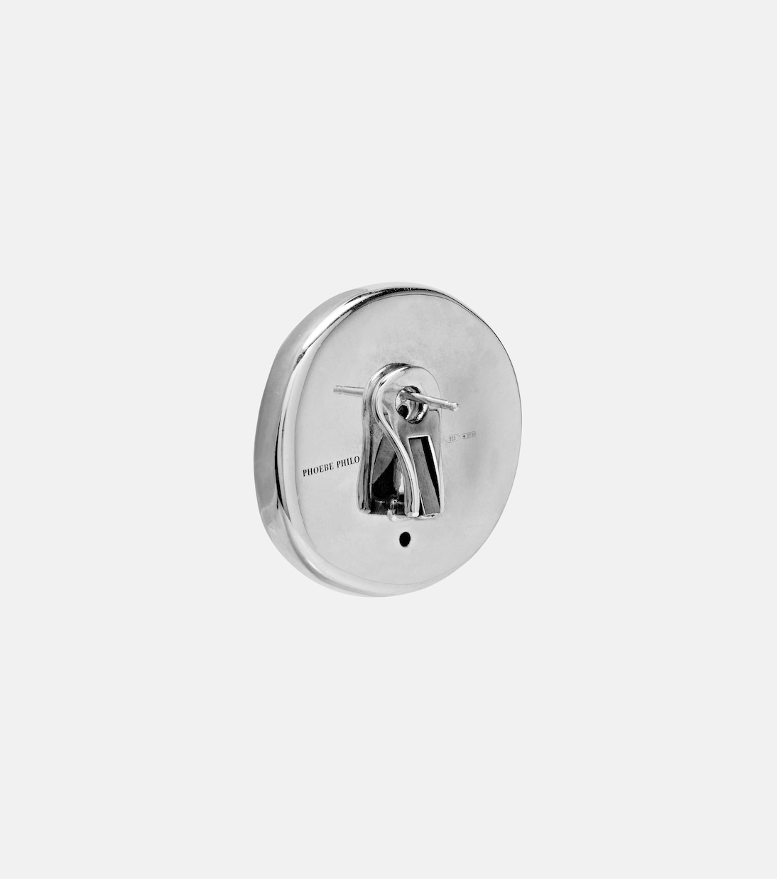 Ohrringe Medallion Dish aus Sterlingsilber | Phoebe Philo