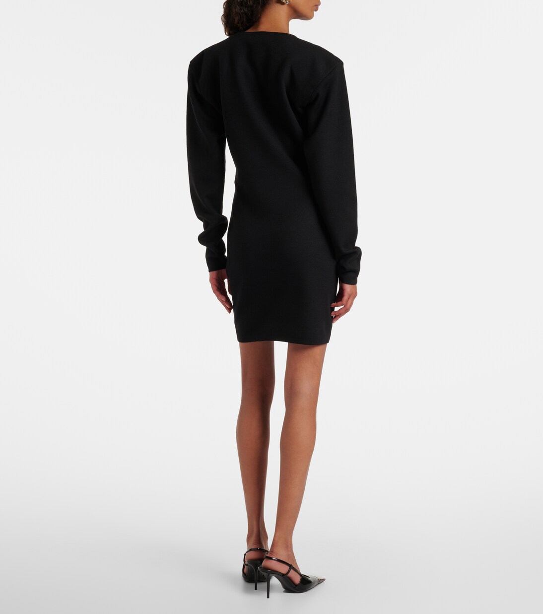Wool-blend minidress | Saint Laurent