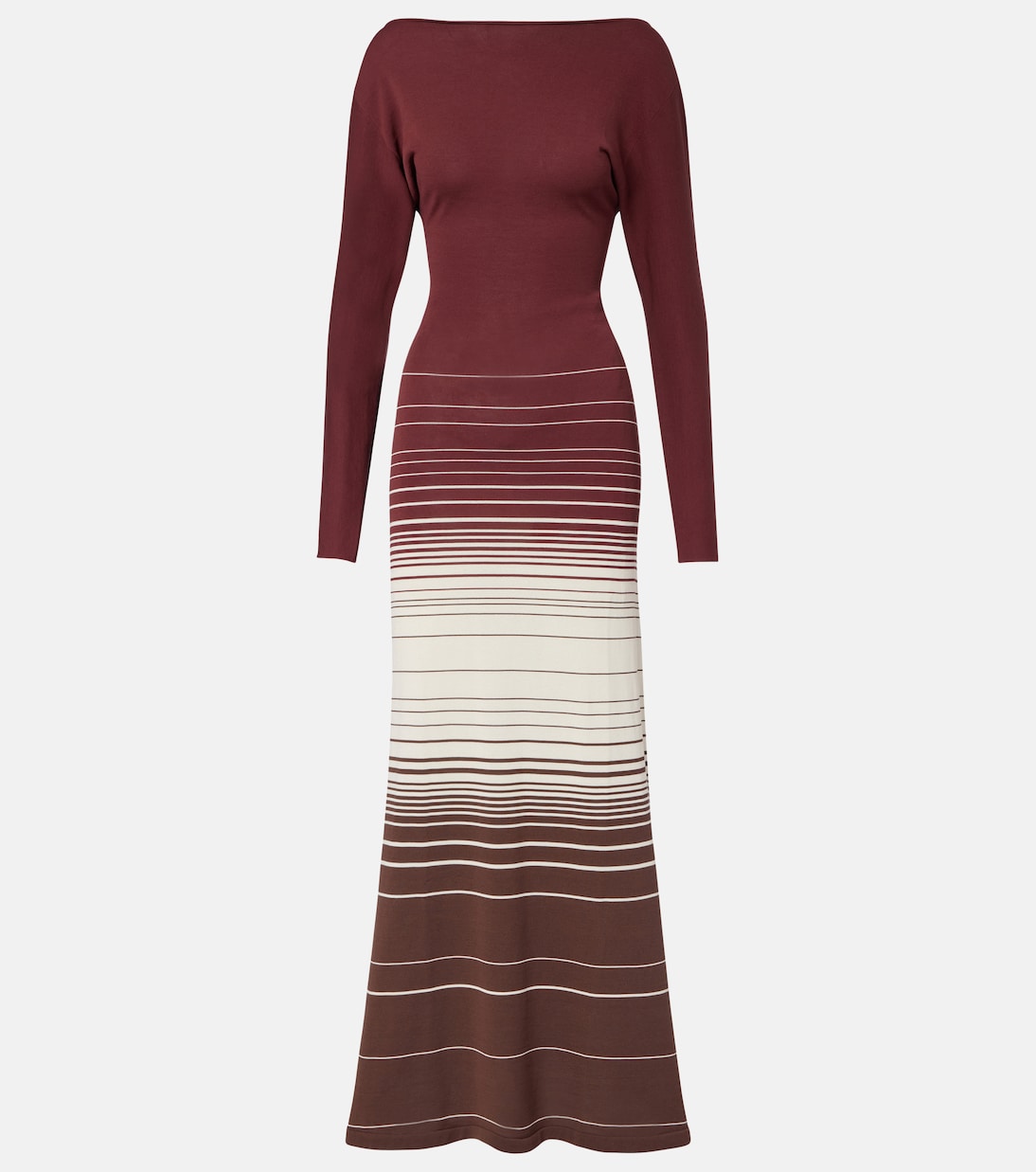 Abito lungo Idun in misto cotone a righe | Faithfull