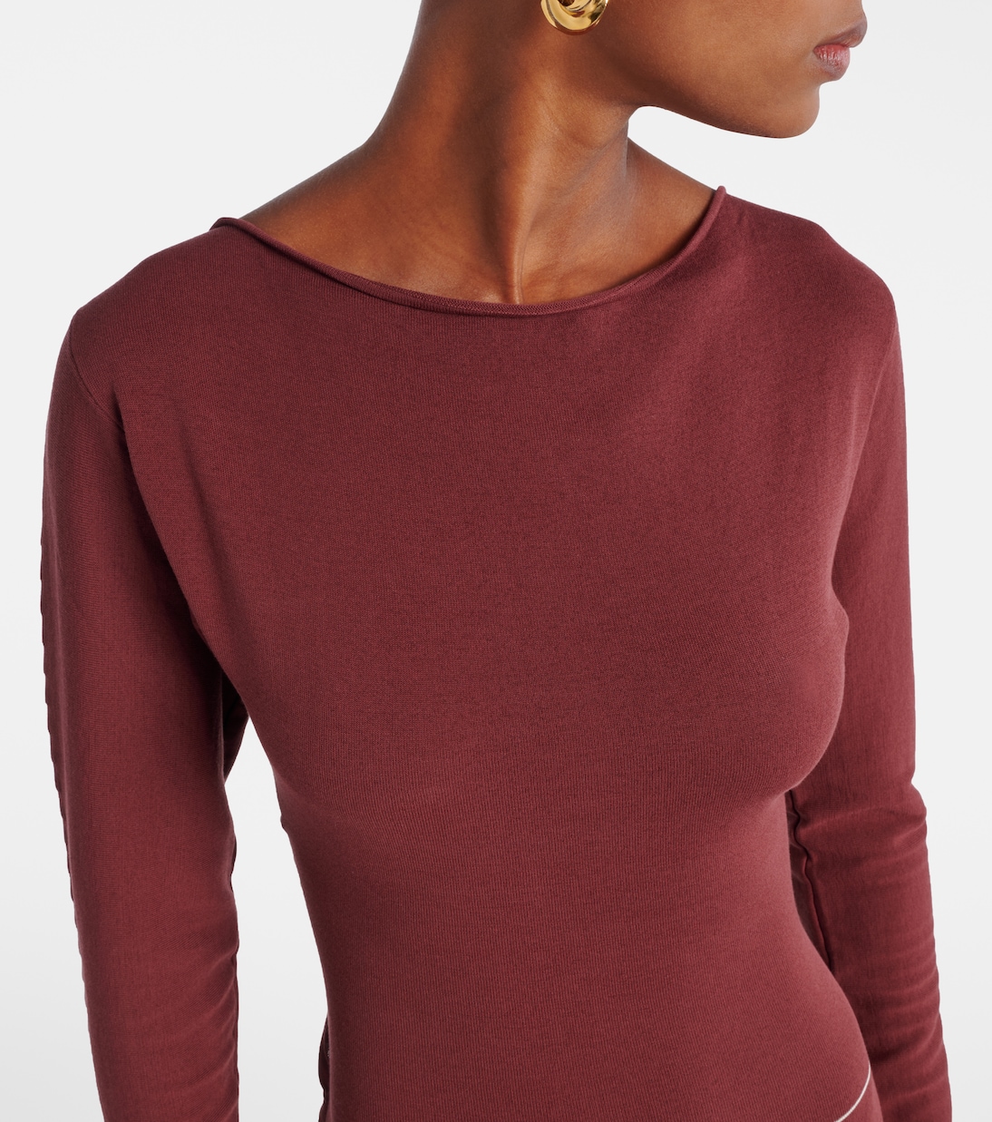 Abito lungo Idun in misto cotone a righe | Faithfull