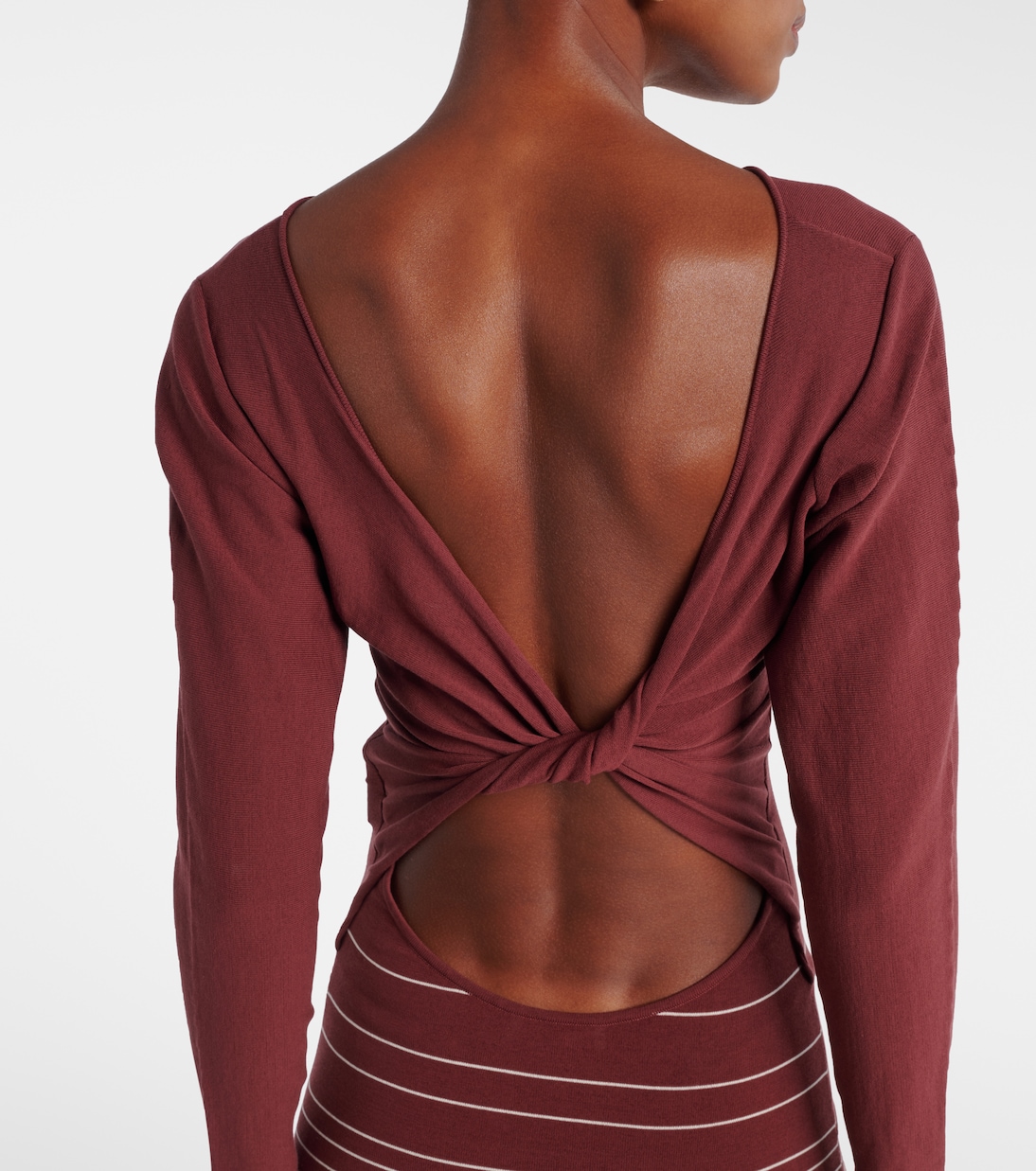 Abito lungo Idun in misto cotone a righe | Faithfull