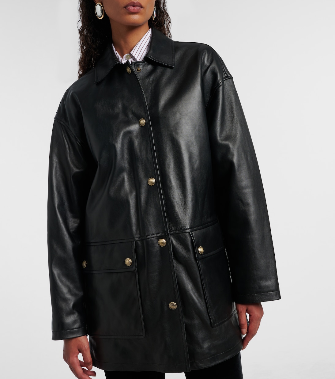 Cordel leather coat  | Nili Lotan