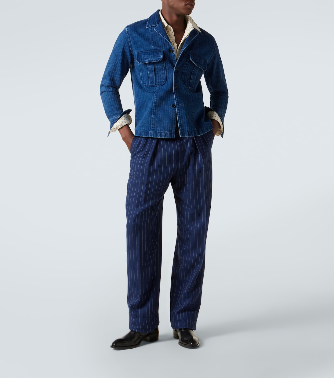 Hemdjacke aus Denim  | Tom Ford