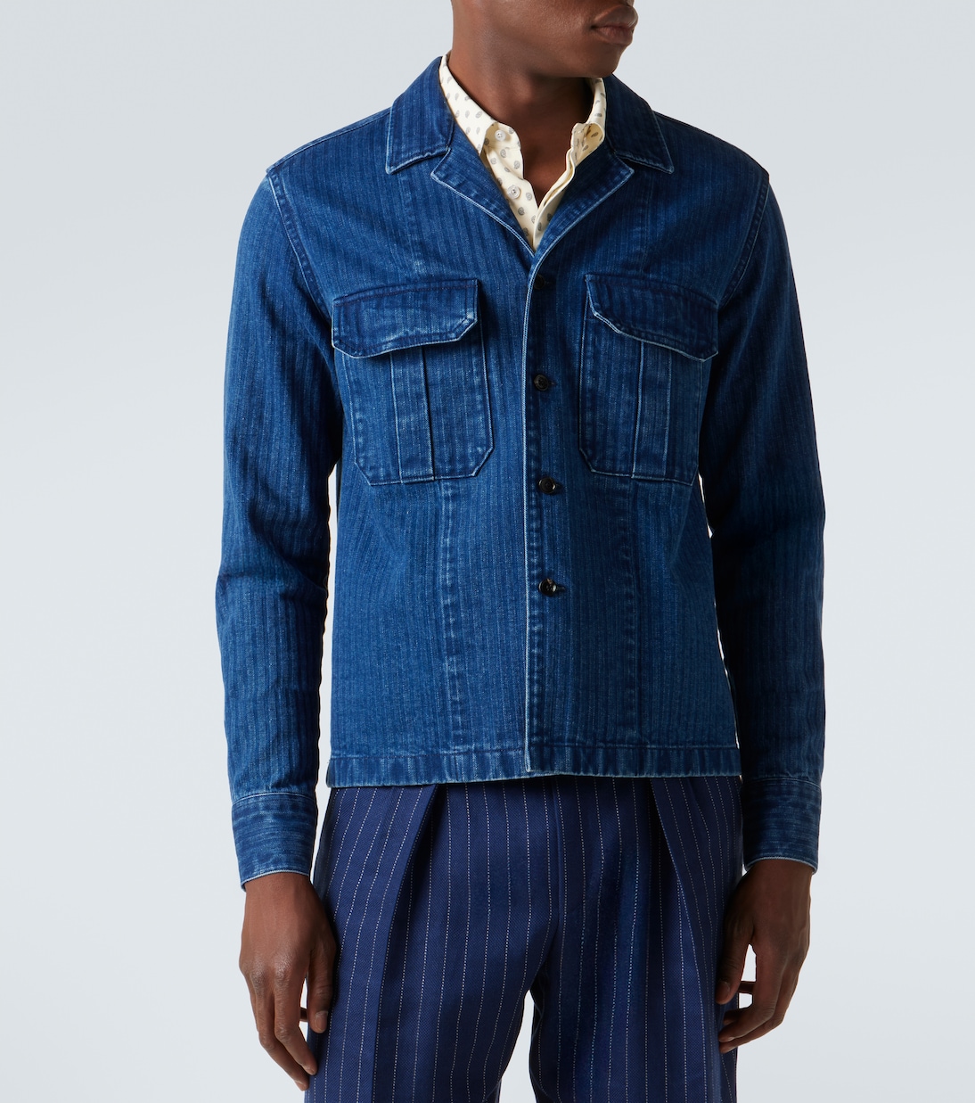 Hemdjacke aus Denim  | Tom Ford