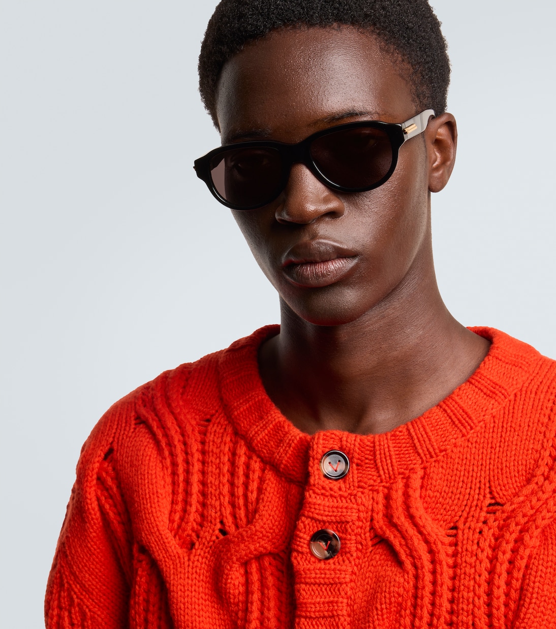 Occhiali da sole rotondi Classic | Bottega Veneta