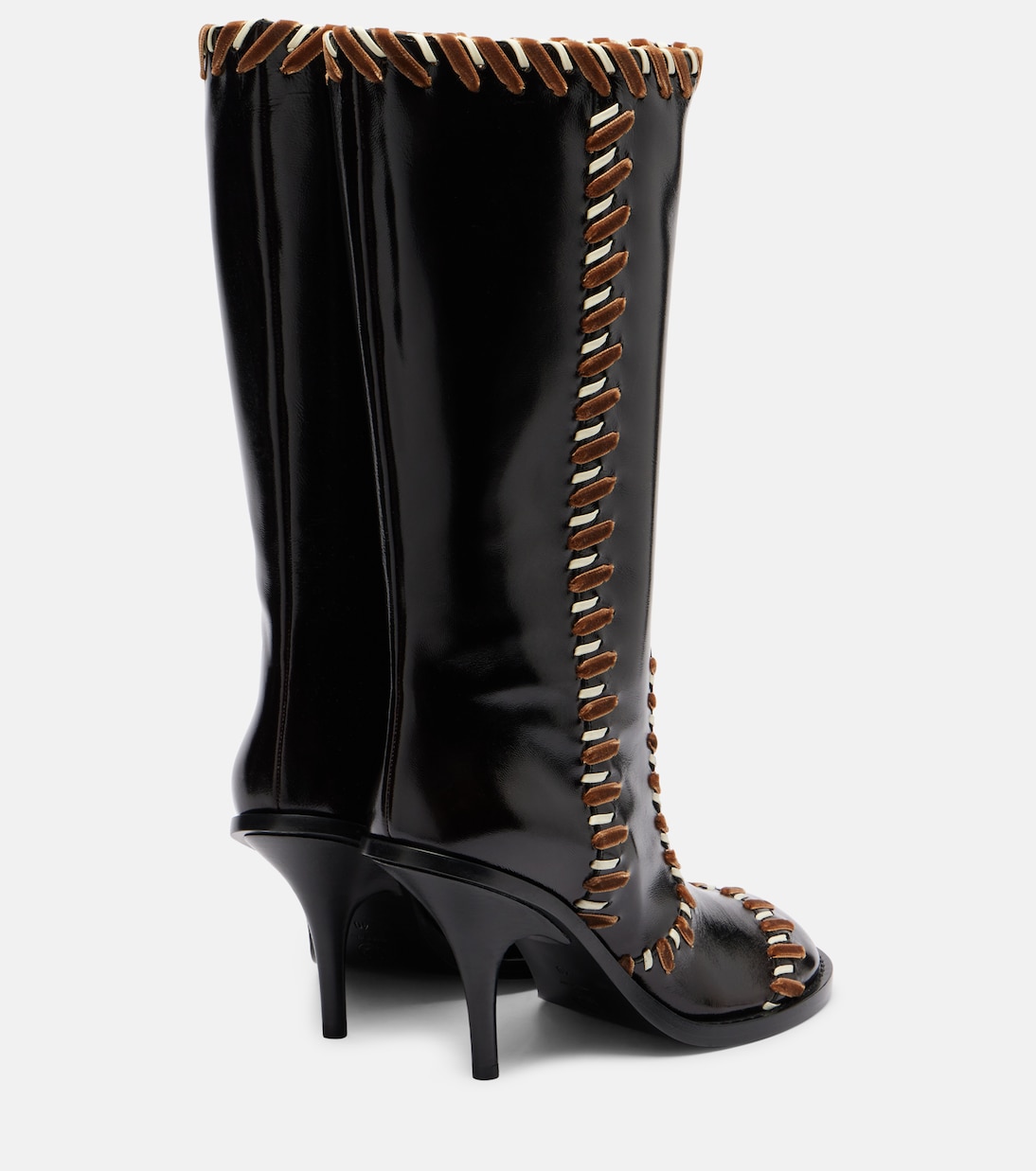 90 embellished leather boots | Dries Van Noten