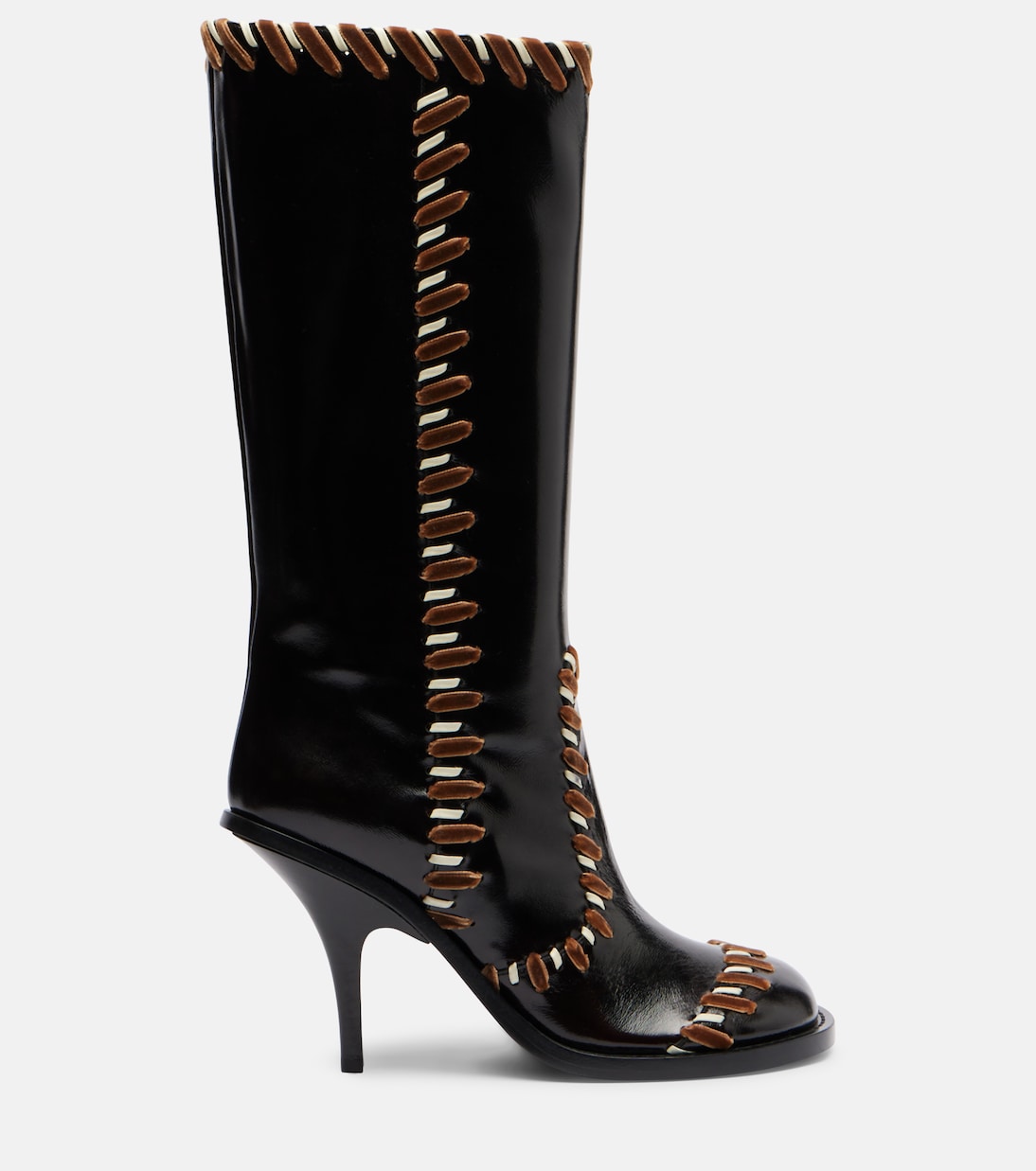 90 embellished leather boots | Dries Van Noten