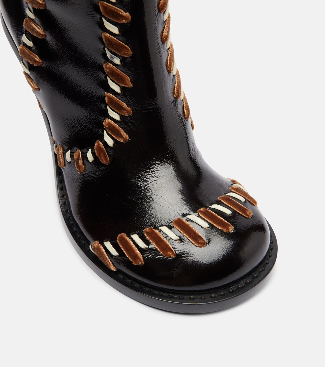 90 embellished leather boots | Dries Van Noten