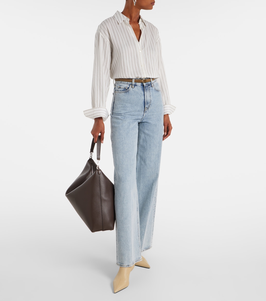 Leather ankle boots | Toteme