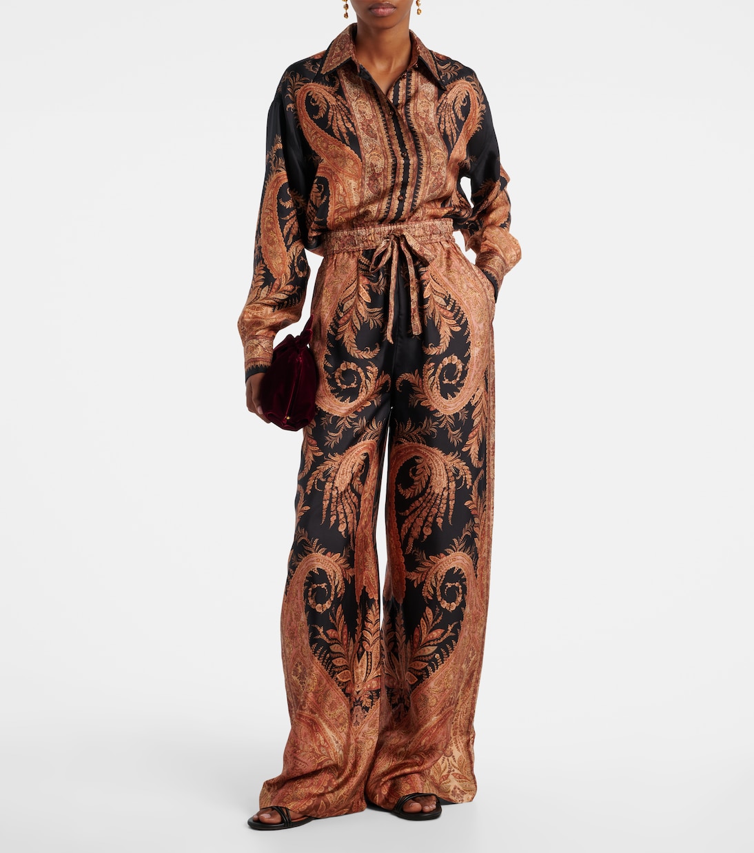 Camisa Hypnotic de seda | Zimmermann