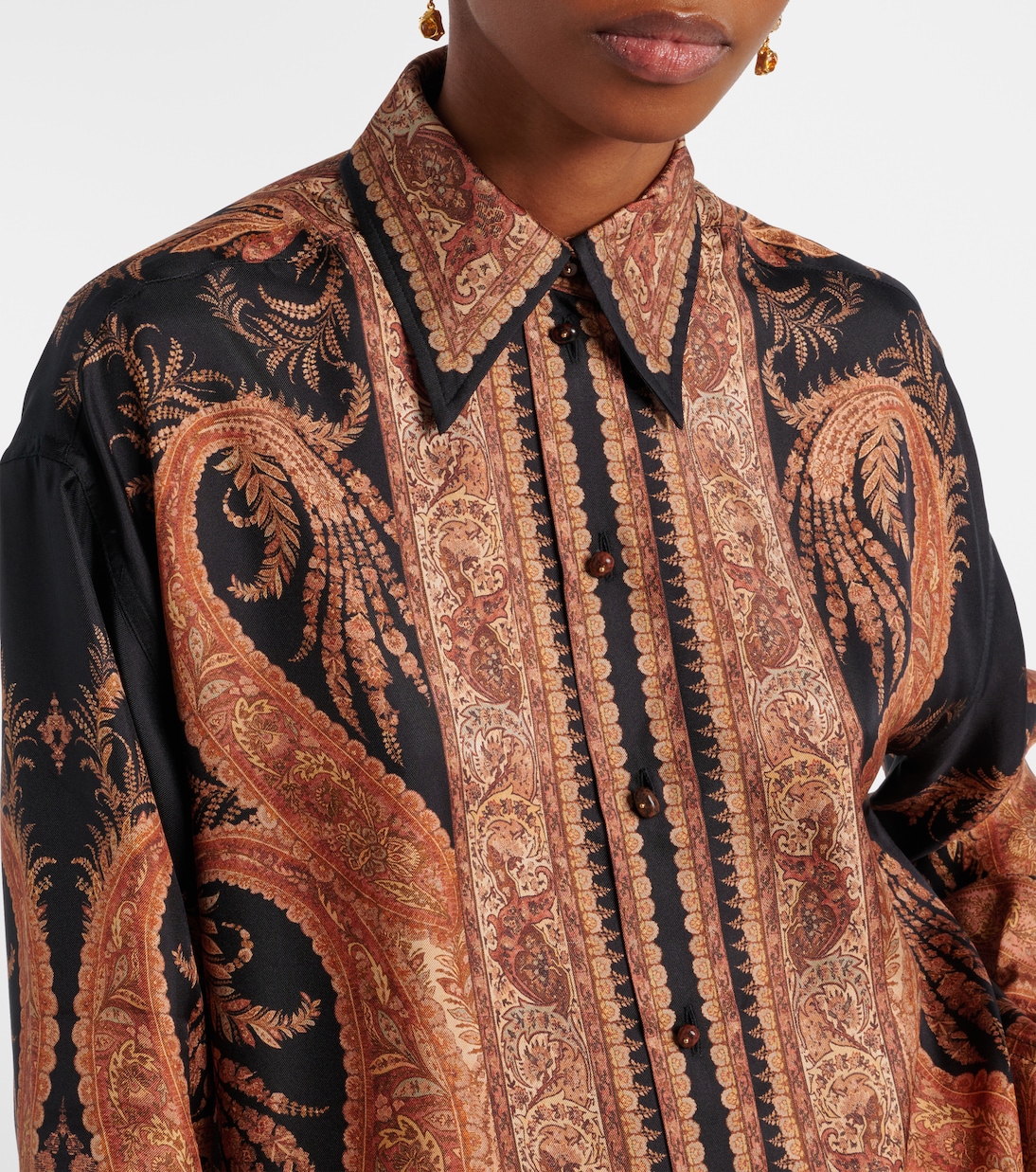 Camisa Hypnotic de seda | Zimmermann