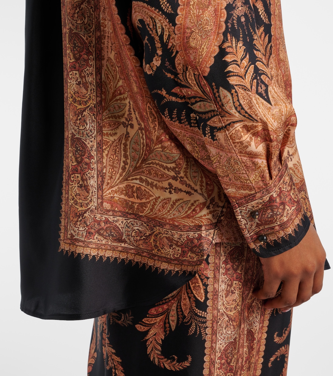 Camisa Hypnotic de seda | Zimmermann