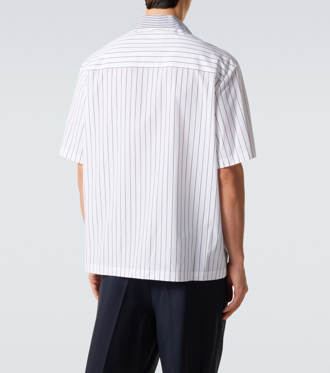 Camicia bowling in cotone a righe | Jil Sander