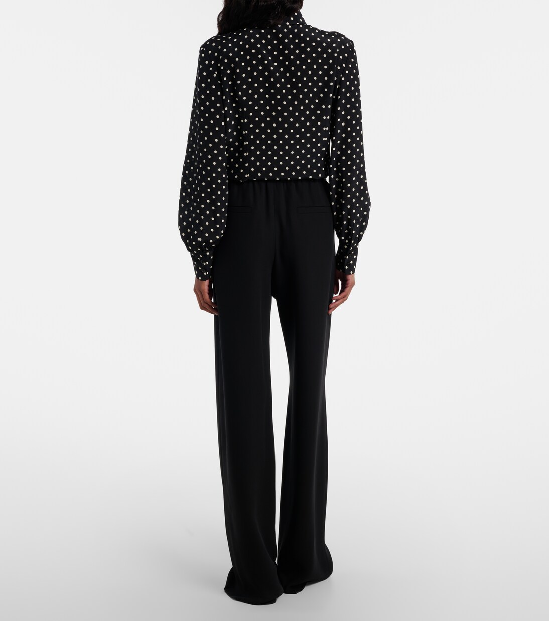 Pantalon ample en Cady Couture | Valentino