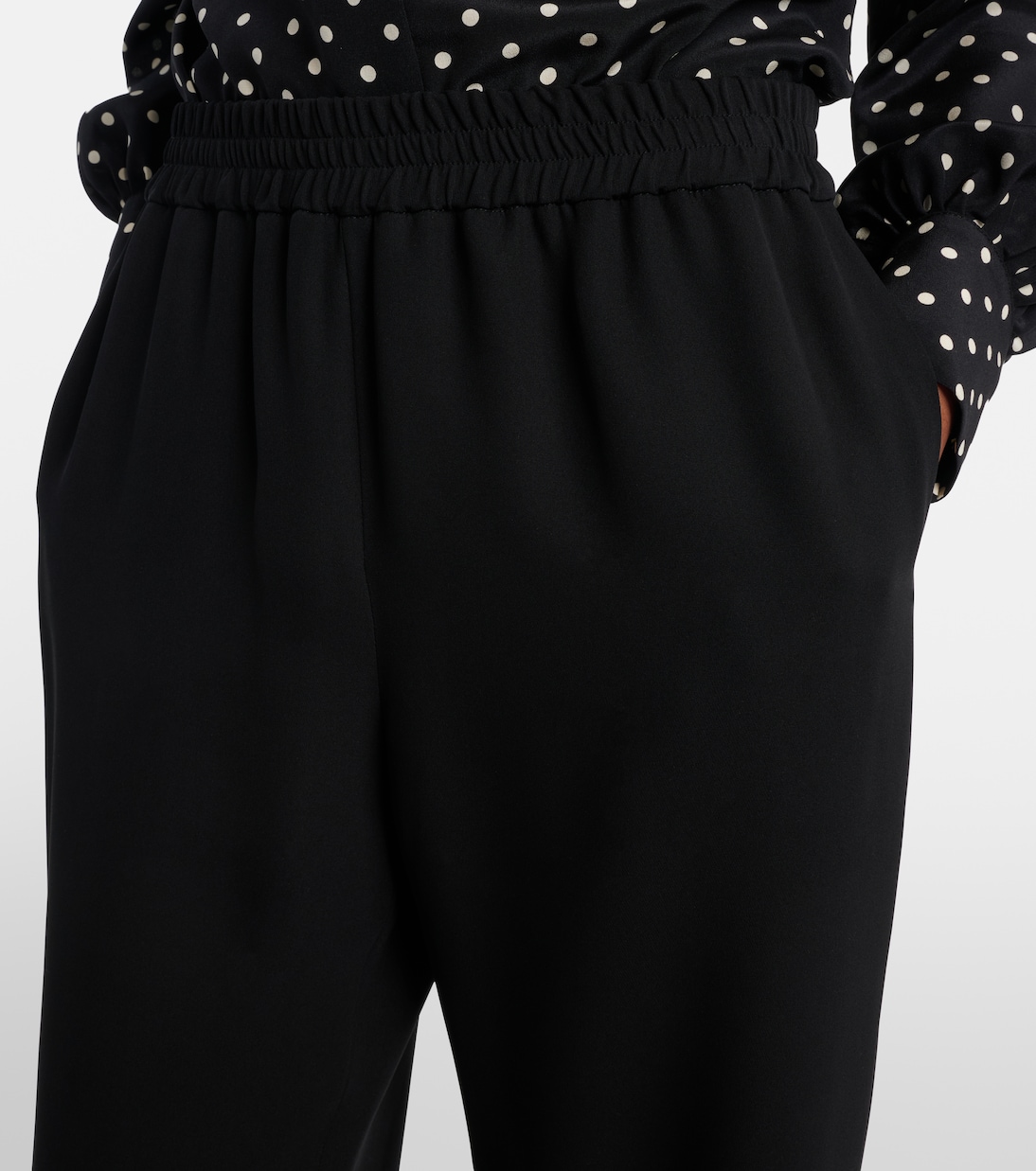 Pantalon ample en Cady Couture | Valentino