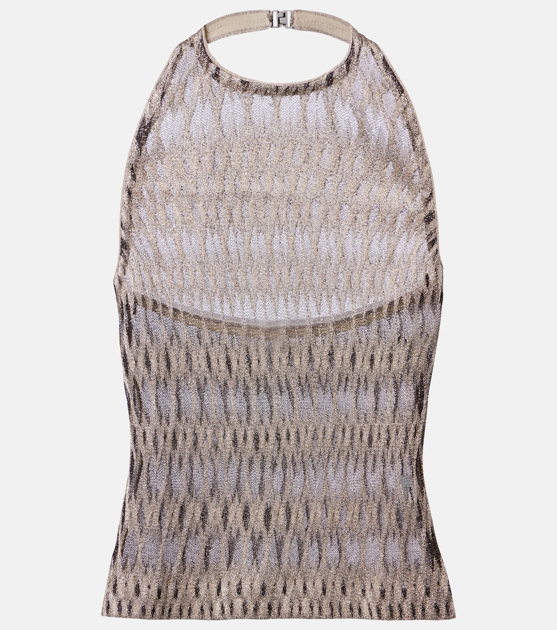 Halterneck lamé top | Missoni