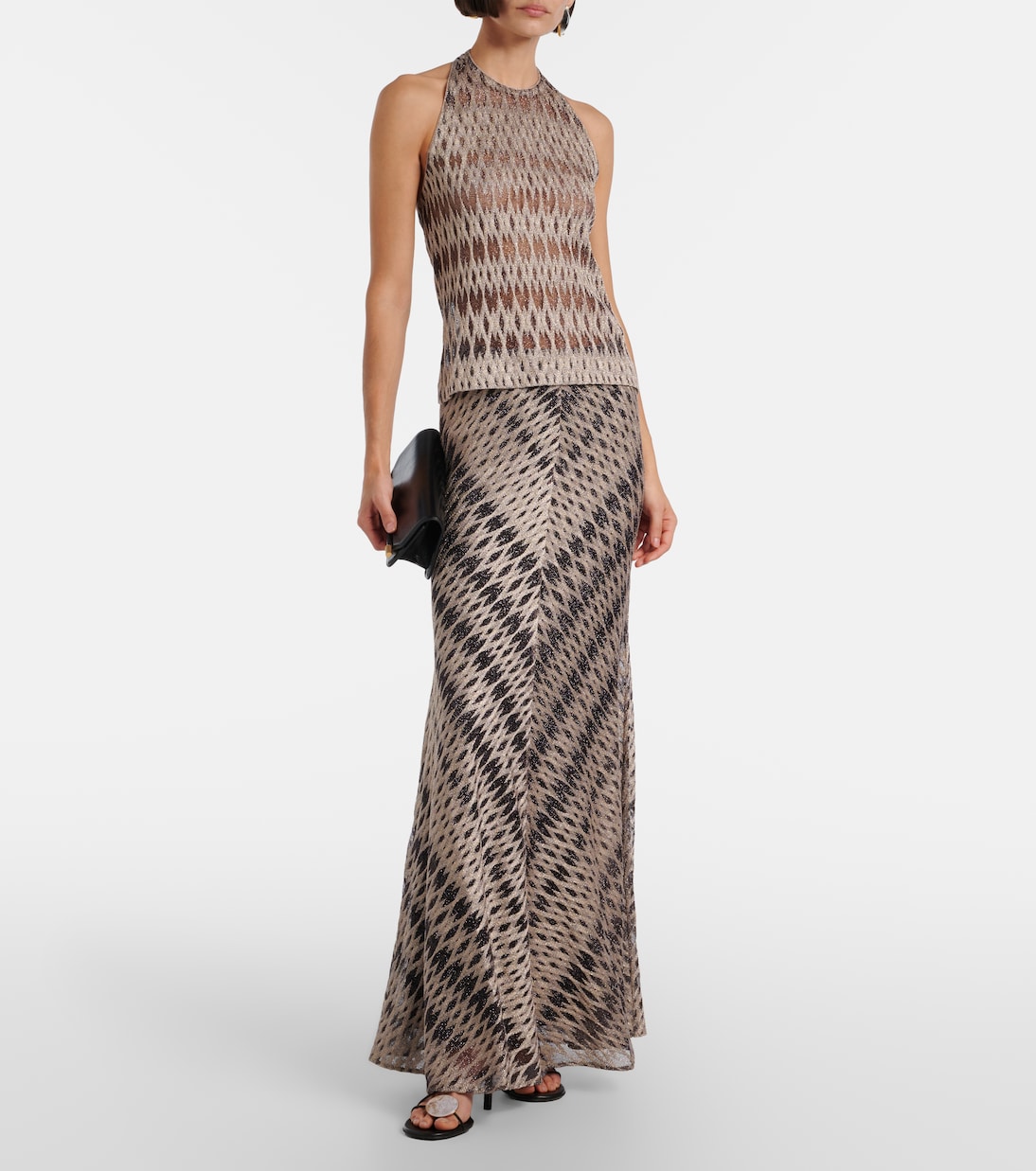 Halterneck lamé top | Missoni