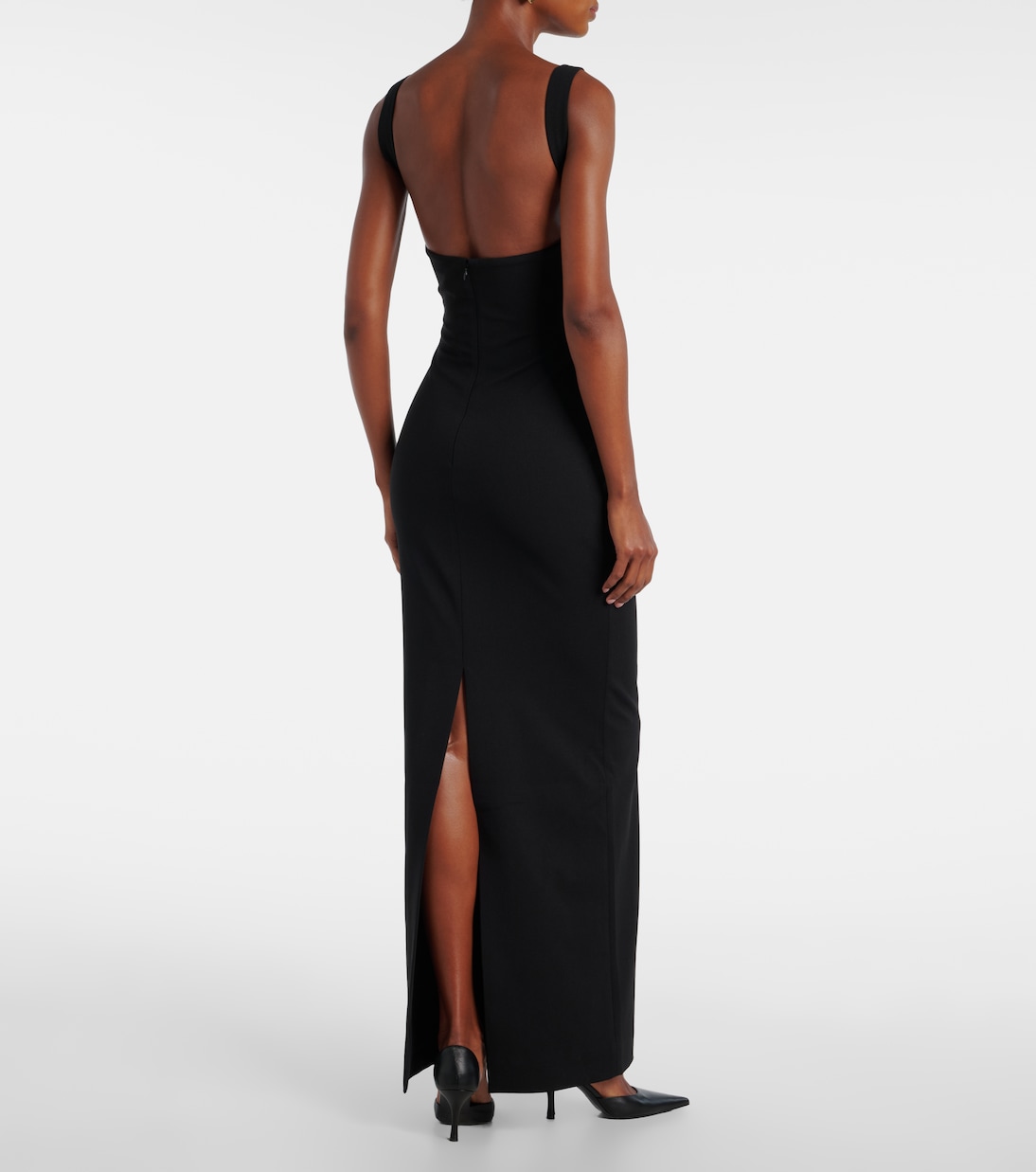 Joni crêpe gown | Solace London