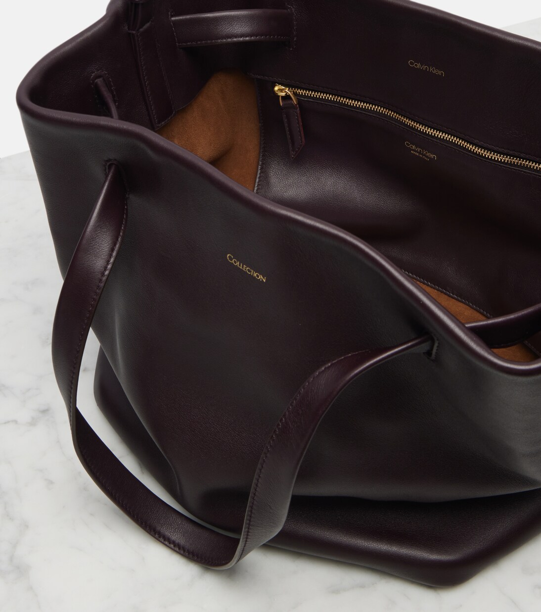 Nine Small leather shopper | Calvin Klein Collection