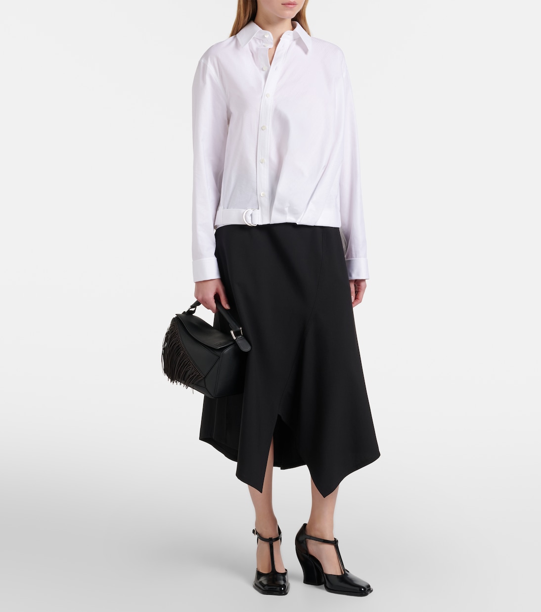 Camicia in popeline di cotone a righe | Loewe