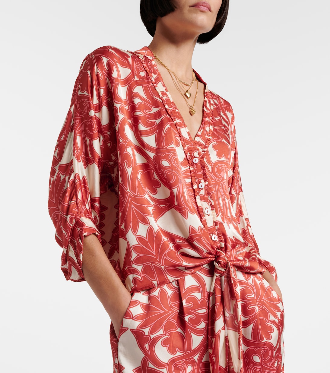 Azia printed top | Poupette St Barth