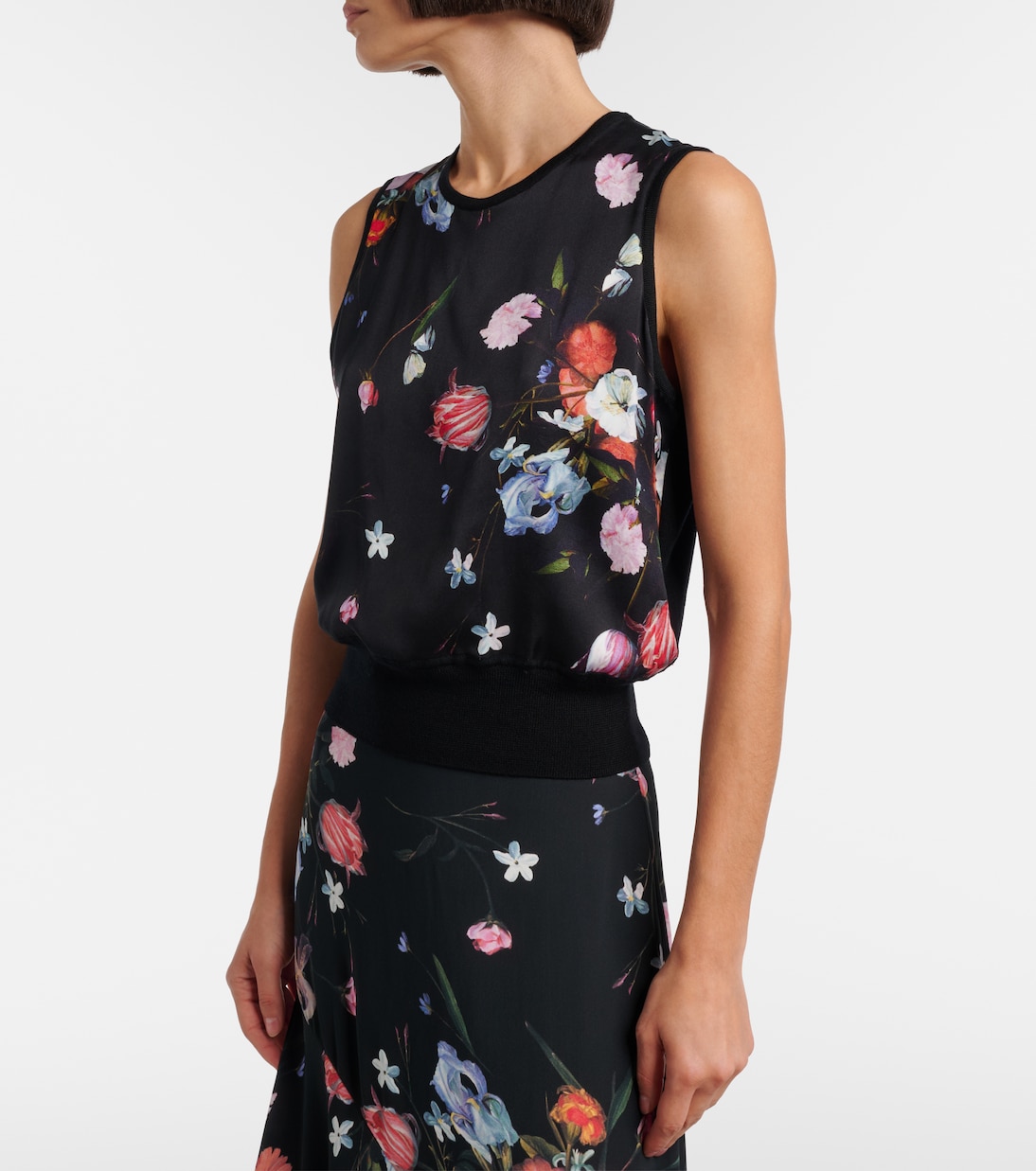 Top en laine à fleurs | Erdem