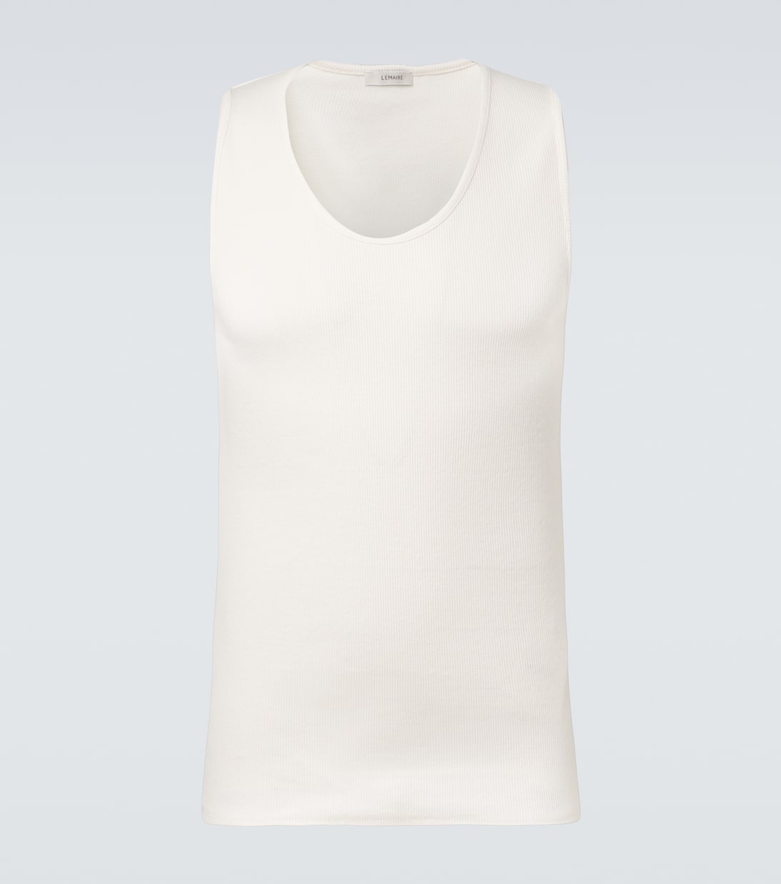 Cotton and linen tank top | Lemaire