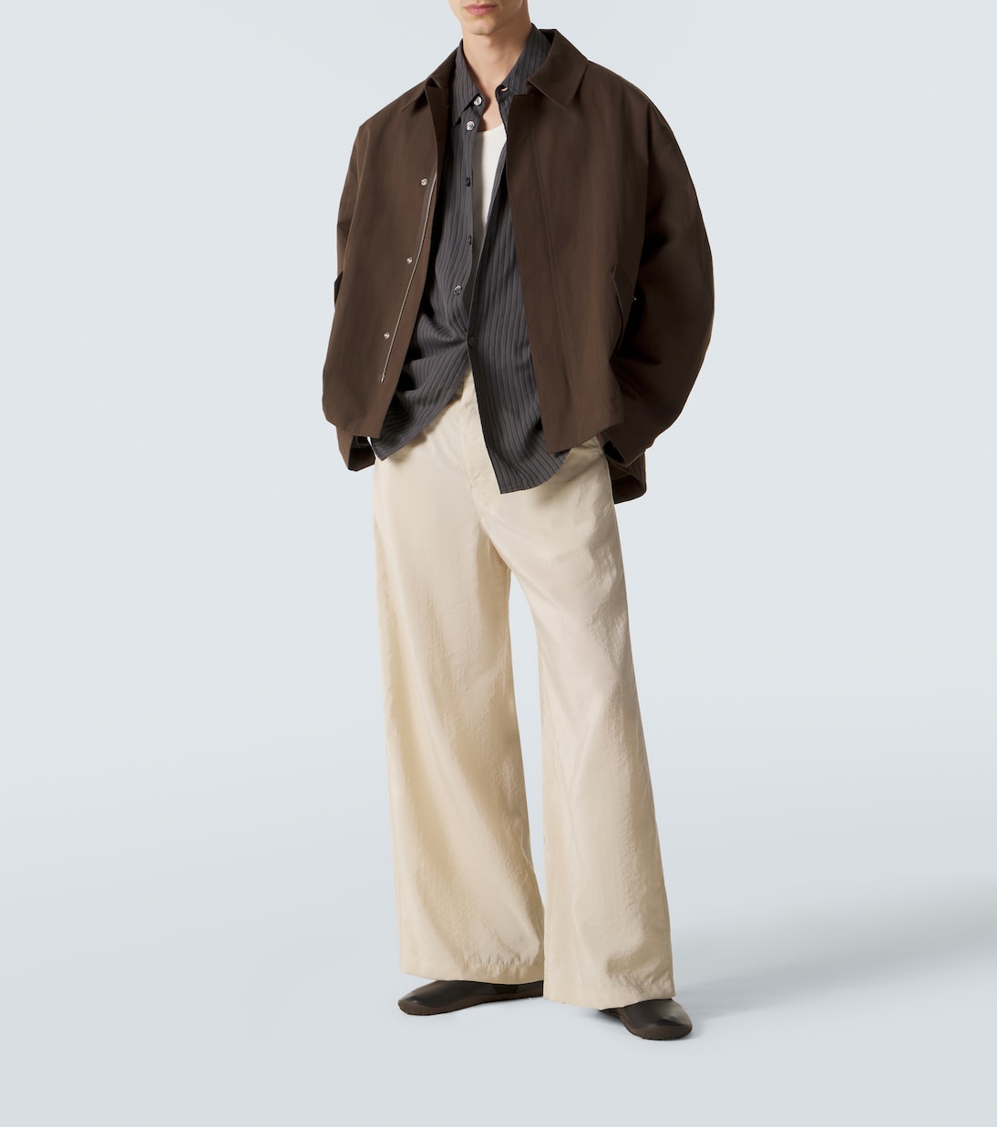 Cotton and linen tank top | Lemaire