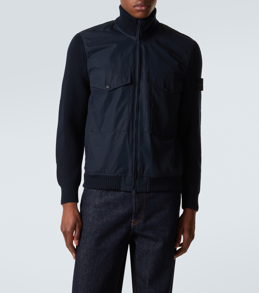 Compass cotton bomber jacket | Stone Island