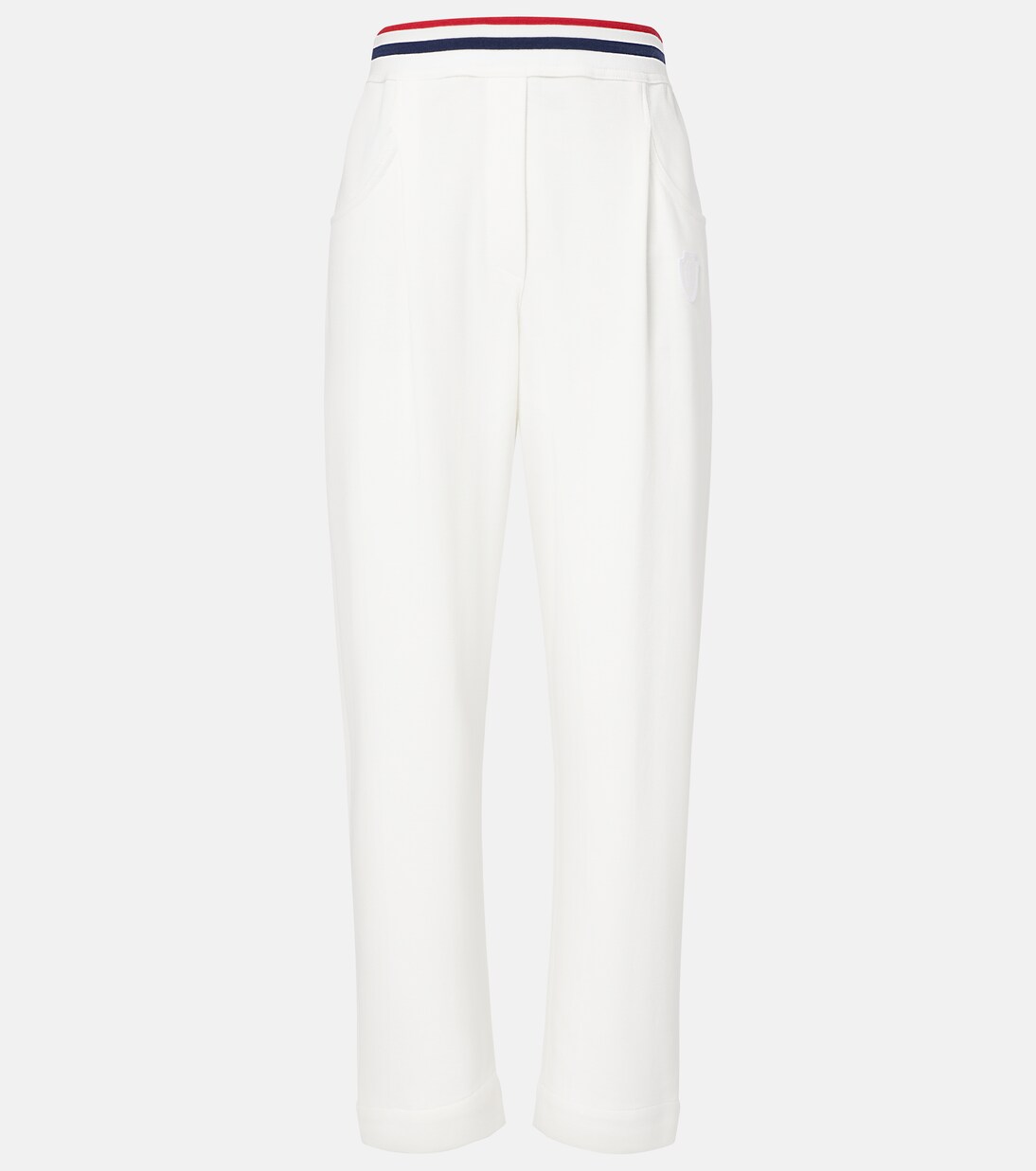 Cotton-blend tapered pants | Brunello Cucinelli